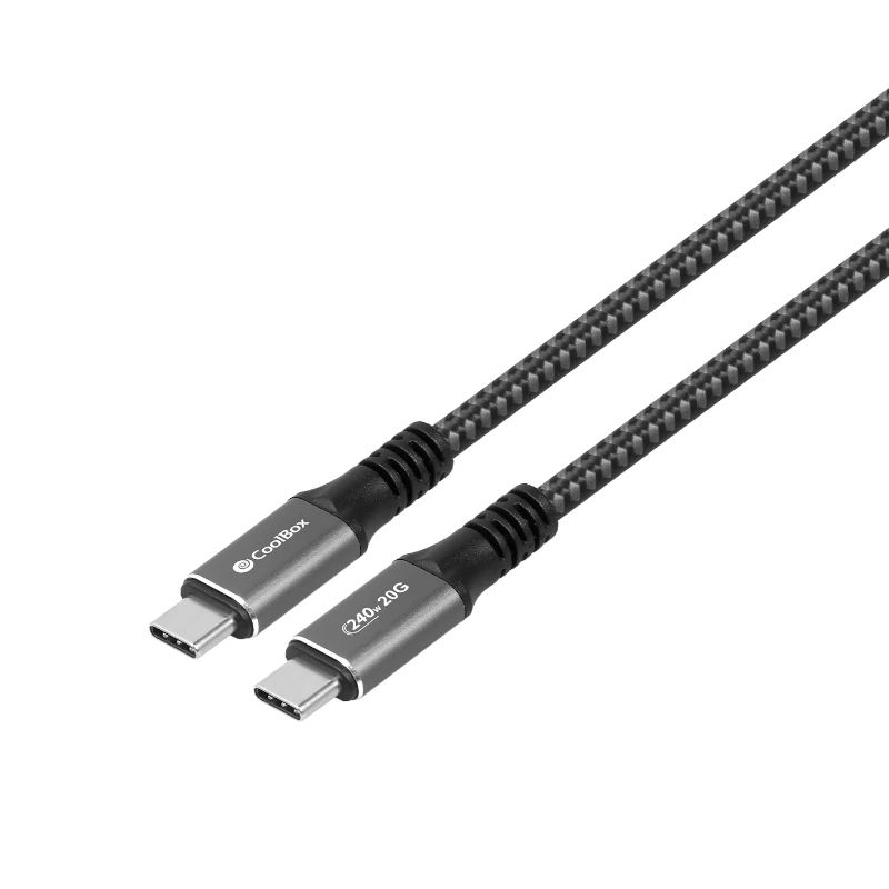 Coolbox Cable Usb C Usb C 240w 20gbps Carga Datos